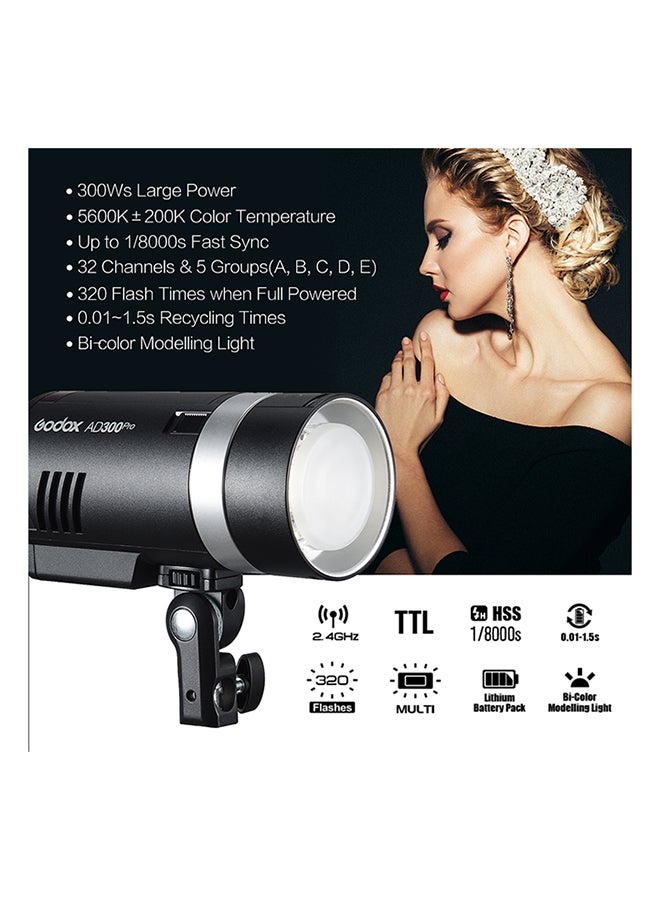 AD300Pro Portable Outdoor Strobe Flash Light