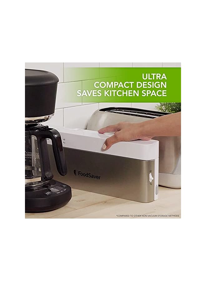 Vs0100 Electric Compact Vacuum Sealer, Silver