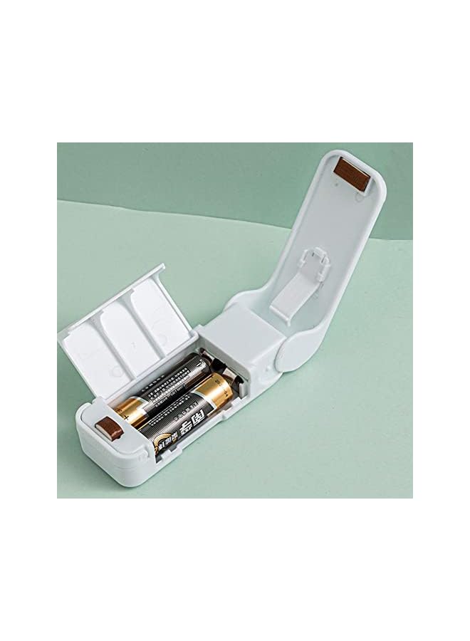 Mini Bag Sealer, Handheld Heat Vacuum Sealer, Portable Bag Resealer Machine For Plastic Bags Food Storage Snacks Freshness (2Xaa Batteries Included)
