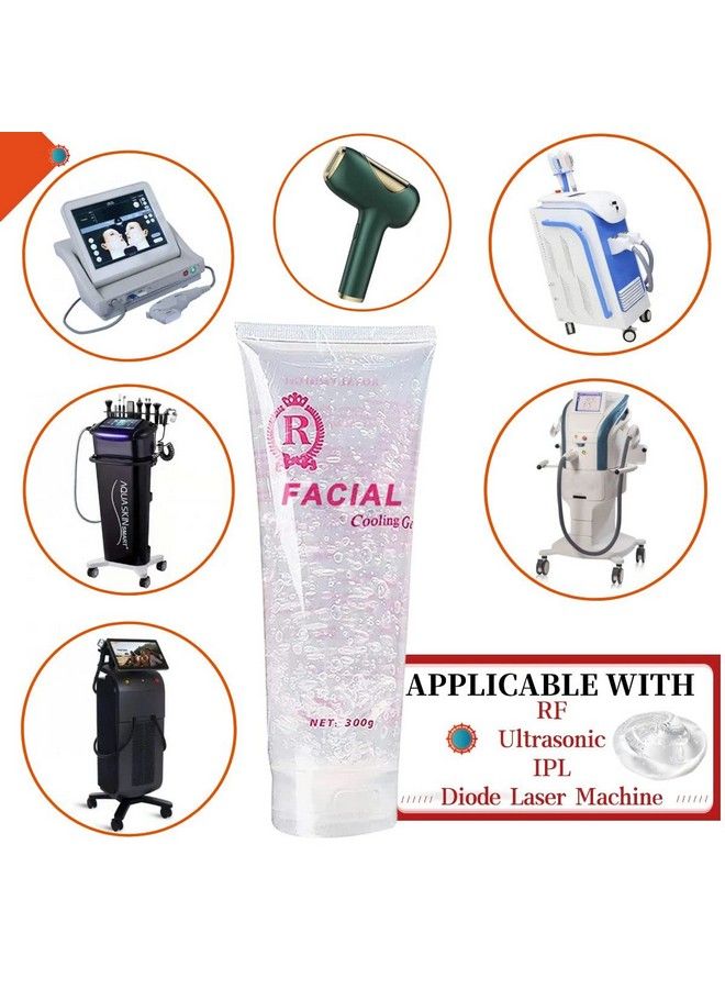 Cooling Gel Use With Hair Removal Device And Beauty Facial Machine For Women Or Men In Face And Body 300Ml