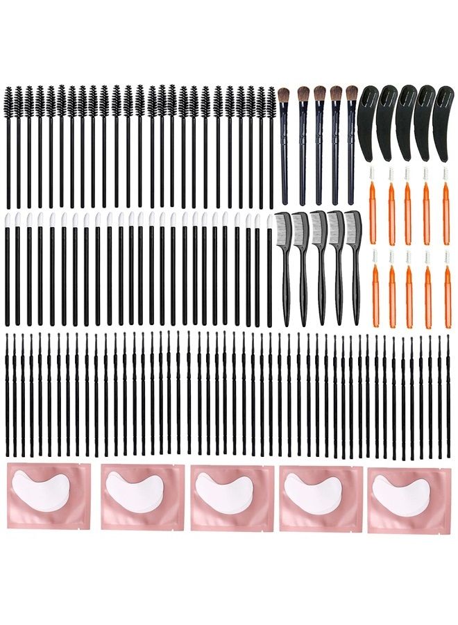Lash Lift Tools, Eyelash Lifting supplies, Brow Lamination Brushes, DIY Lash Lifting Eye Pads At Home, Full Lash and Eyebrow Brush Kit Eyelash Extension Supply, Eyebrow Perm Parts