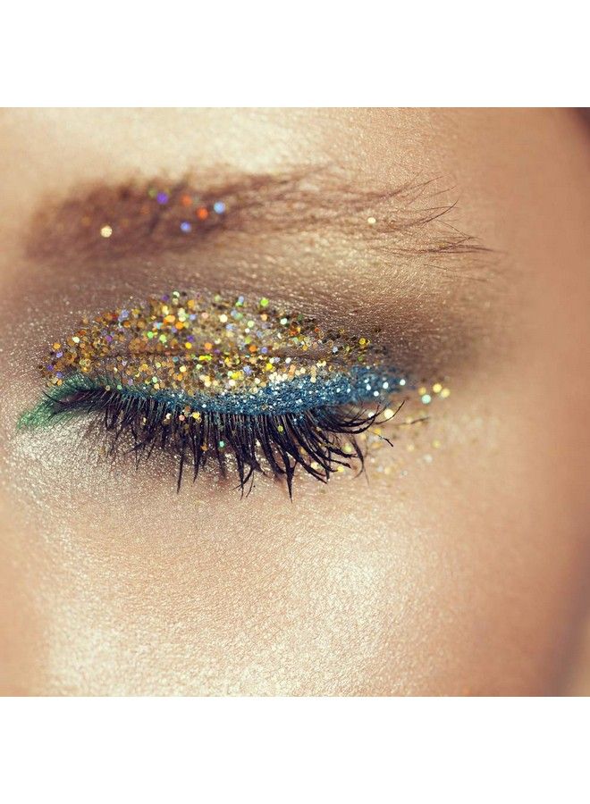 Eco Friendly Biodegradable Glitter 100g / 35oz Bio Cosmetic Safe Sparkle Vegan for Face Eyeshadow Body Hair Nail and Festival Makeup Craft 1/24