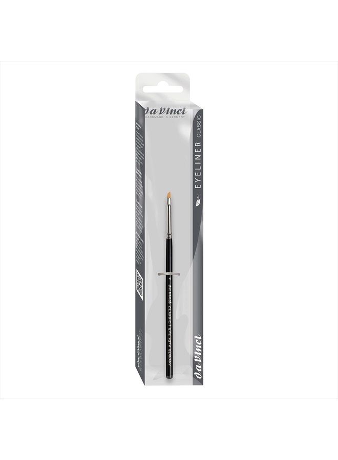 Cosmetic Eyeliner Series 4374 Size 4 • Angled Eyeliner Brush for Eyebrow, Eye Shadow and Eyeliner Techniques • Synthetic • Cruelty Free • Vegan (43744)