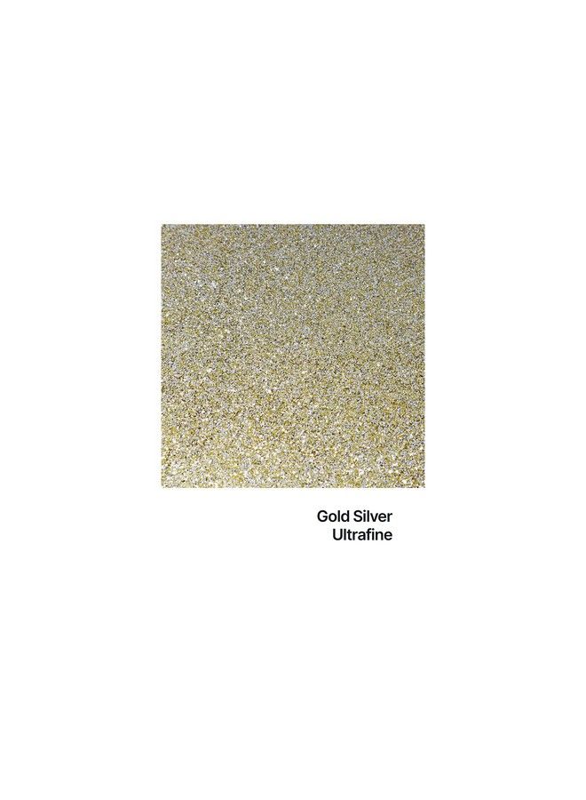 Premium Ultra Sparkle Glitter Multi Purpose Metallic Flake For Arts Crafts Nails Cosmetics Resin Festival Face Hair Gold Silver Ultrafine (1;128