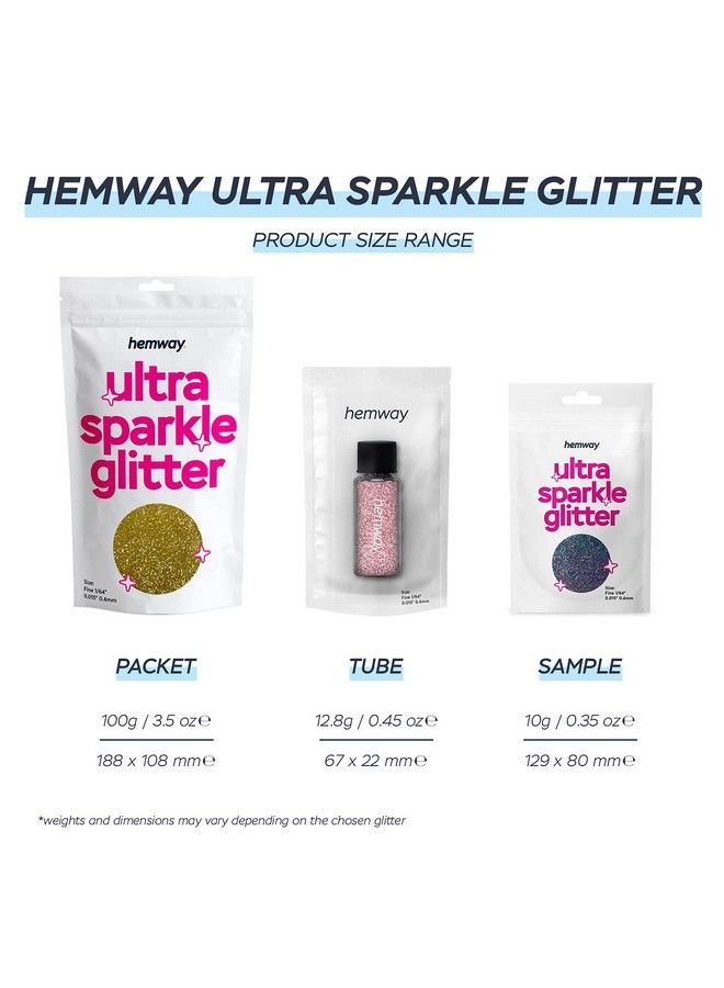 Premium Ultra Sparkle Glitter Multi Purpose Metallic Flake For Arts Crafts Nails Cosmetics Resin Festival Face Hair Fluorescent Purple Microfine (1;256