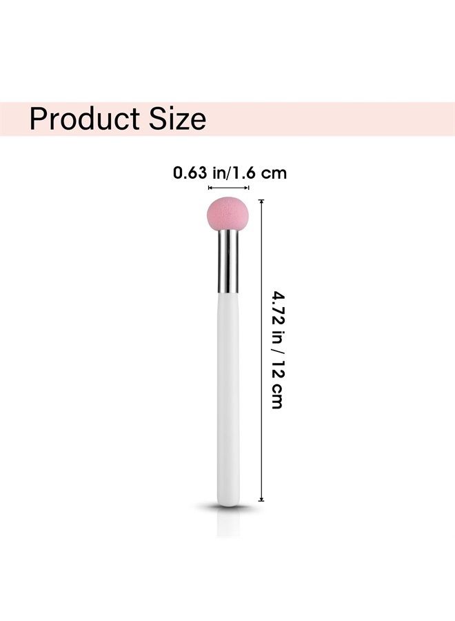 Foundation Brushes 4 PCS Makeup Setting Powder Blush Beauty Techniques Sponge Angled Stick Liquid Concealer Cream Nose Face Contour Make Up Loose Powder Puff Under Eyeline Set Pressed Blending