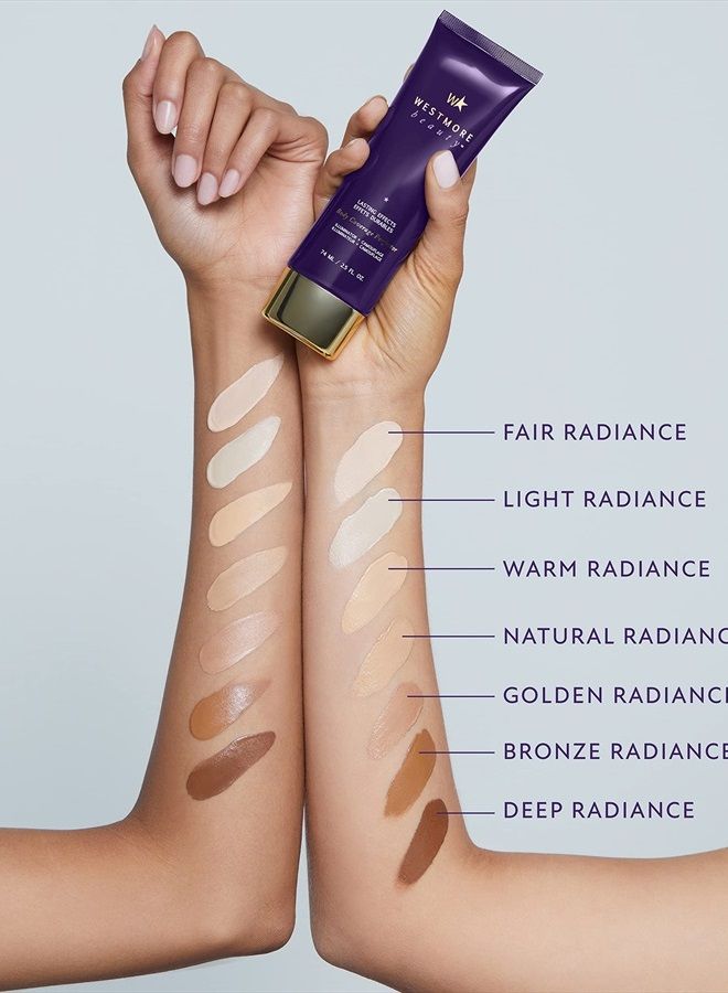 Skin Foundation Concealer, Body Makeup 3.5 Fl Oz (Golden Radiance, Cream) - Waterproof, Transfer-Resistant, Long-Lasting Coverage for Tattoo, Stretch Marks, Scars