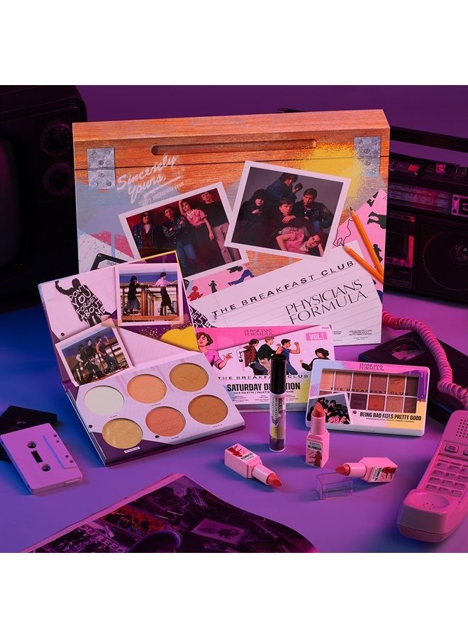 The Breakfast Club Full Makeup Collection, Bronzers, Blushes, Highlighters, Mascara, 12-Pan Eyeshadow Palette, For Sensitive Skin