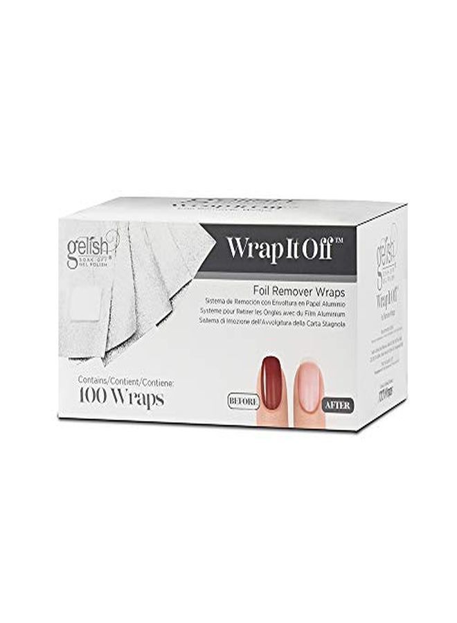 Wrap It Off Foil Remover Wraps, 100Pcs