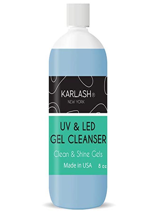 Max Uv & Led Gel Cleanser For Nails Clean & Shine Gels (8 Ounce)