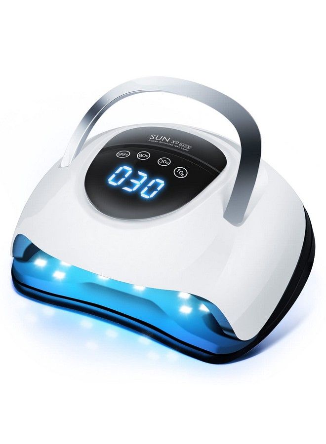 220W Uv Led Nail Lamp Uv Light Dryer For Nails Gel Polish With 57 Lamp Beads 4 Timer Setting & Lcd Touch Display Screen Auto Sensor Professional Nail Light