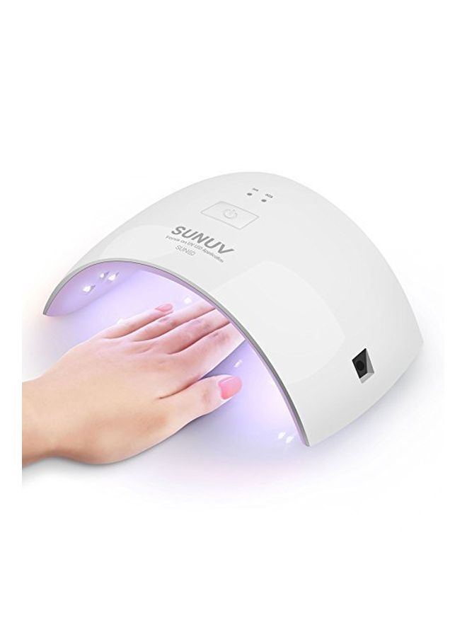 SUN9C UV Light LED Nail Dryer Pink/White