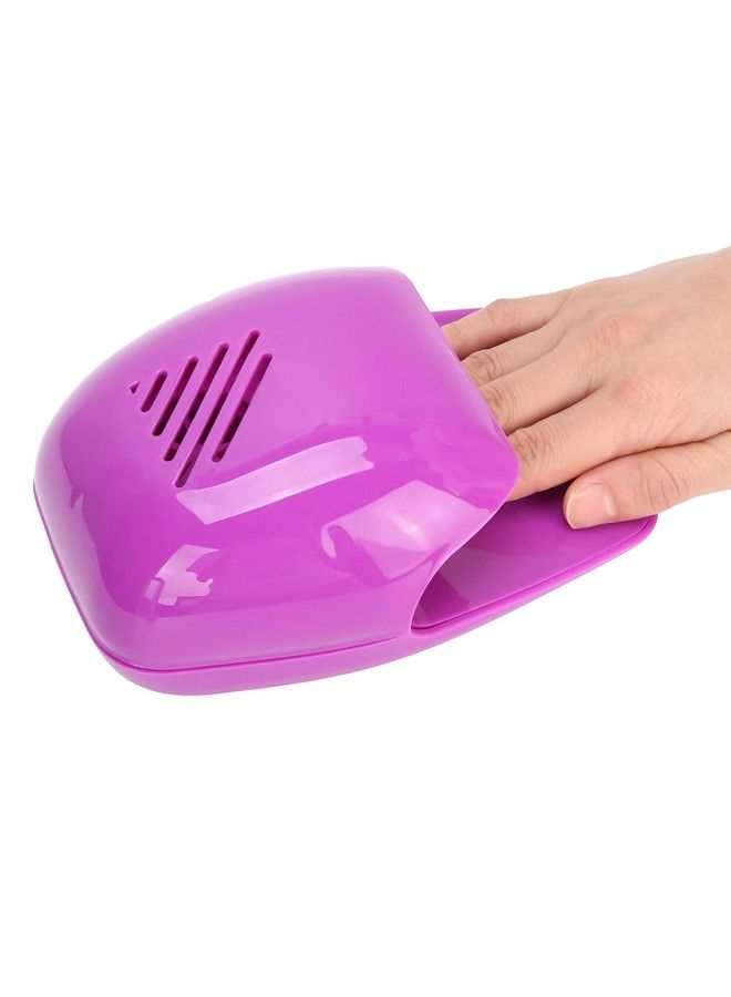Nail Dryer Portable Fan Air Blow For Regular Nail Polish[Purple]