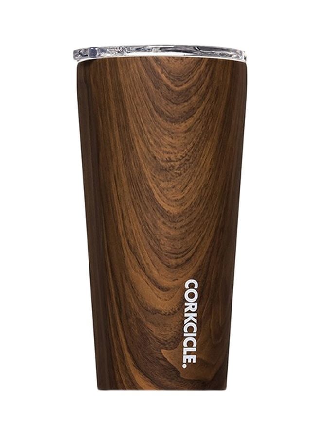 Insulated Canteen Tumbler Walnut