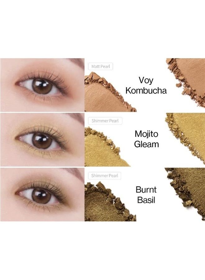 Glitterpedia Eye Shadow |Palette|Eye Makeup|Point Makeup Vegan|Cosmetics|Korean Cosmetics|Daily|matte|glitter|shimmer|pearl|daily|party|sparkling… (NO.6 All of Citrus)
