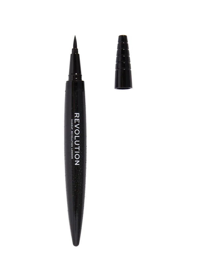 Waterproof Renaissance Flick Eyeliner Black