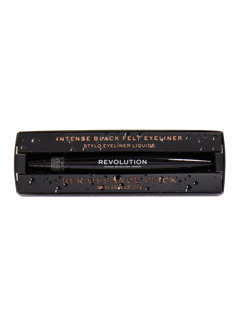 Waterproof Renaissance Flick Eyeliner Black