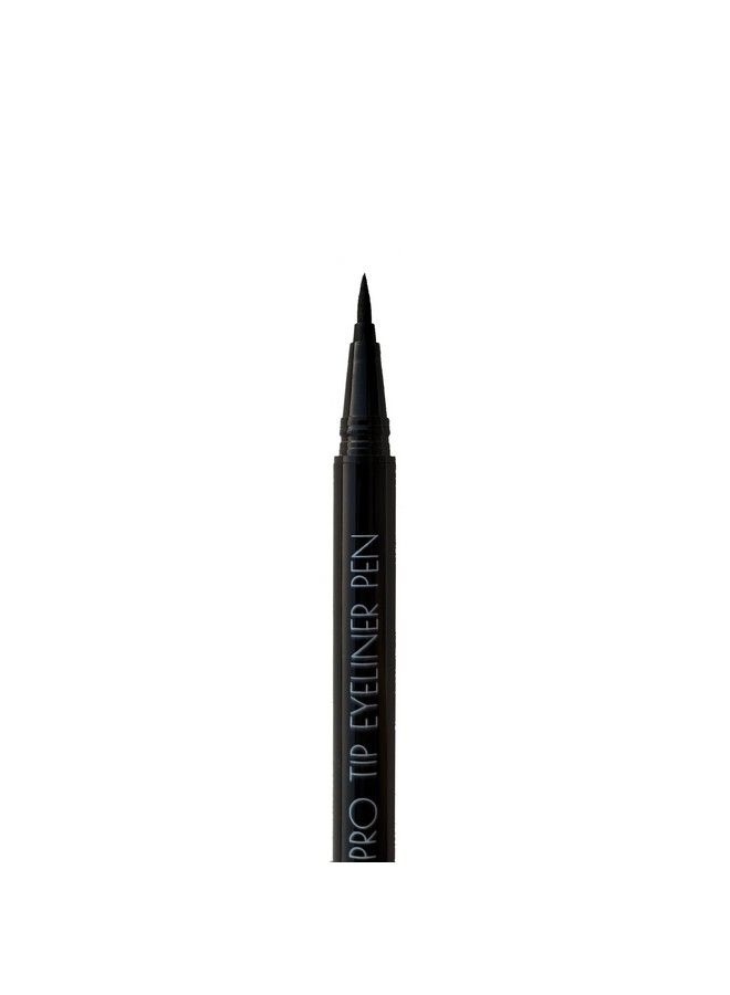 Pro Tip Eyeliner Pen: Black Waterproof FeltTip Liquid Eyeliner Pen for the Eyes CrueltyFree (Black)