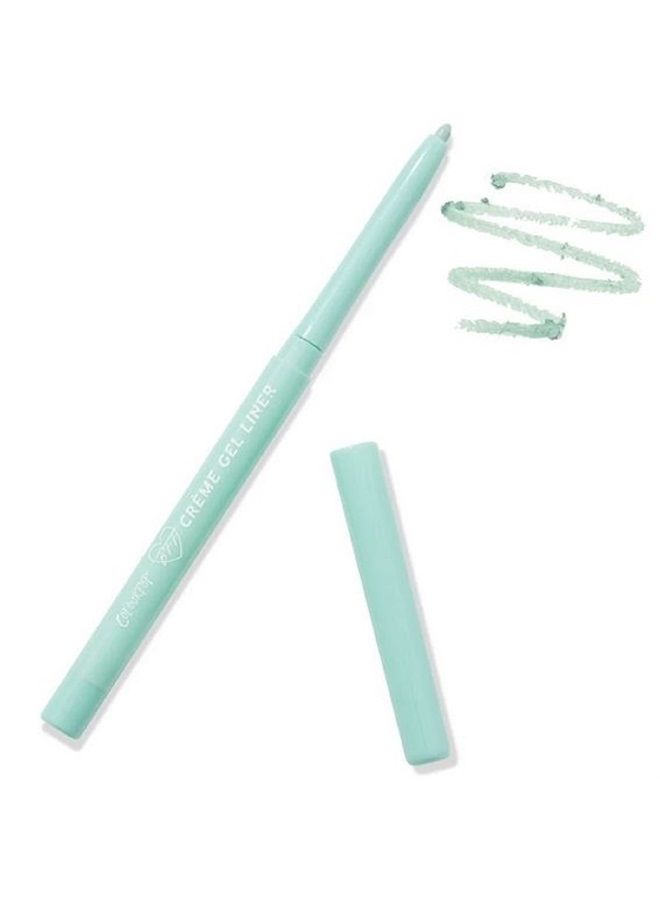 ICE BREAKER Matte Creme Gel Eyeliner Retractable Pencil (Pastel Mint Aqua), 0.2g (0.007 Ounce)