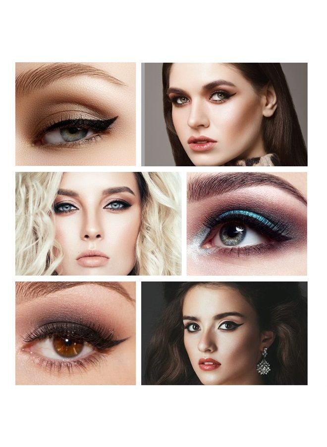 Eyeliner Waterproof Gel Eyeliner Smudge-proof Eye Liner Gel Makeup High Pigment Eye Makeup Set Easy to Apply Long-lasting For All Day