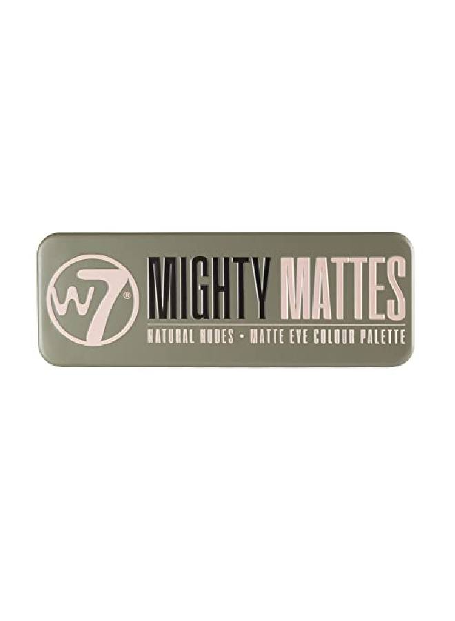 Mighty Mattes Eyeshadow Palette 12 Natural Nude Colors Flawless Longlasting Makeup