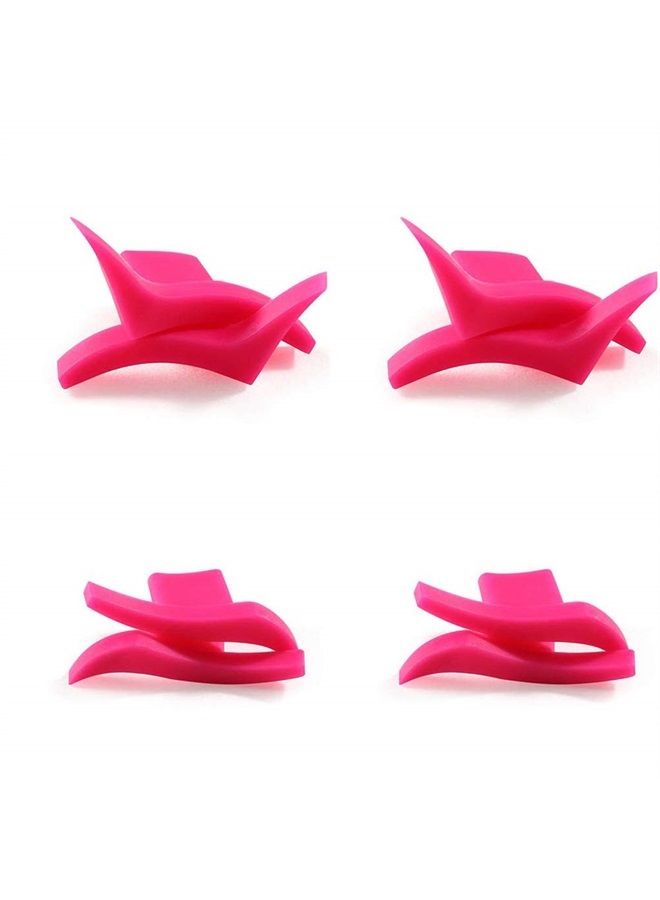 4Pairs of (classic style and dramatic syle) Silicon Wing Eyeliner Stamp Eyeshadow Stencil Models Wing Style Eye Liner Stamp Makeup Template Shaper Beauty Tool Accessories