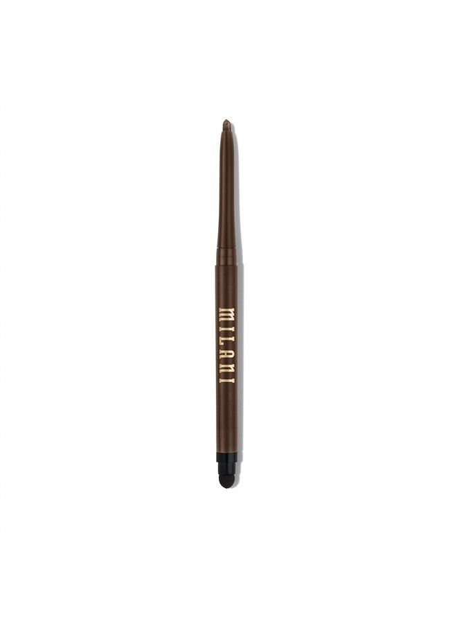 Stay Put Eyeliner - Semi-Sweet (0.01 Ounce) Cruelty-Free Self-Sharpening Eye Pencil with Built-In Smudger - Line & Define Eyes with High Pigment Shades for Long-Lasting Wear