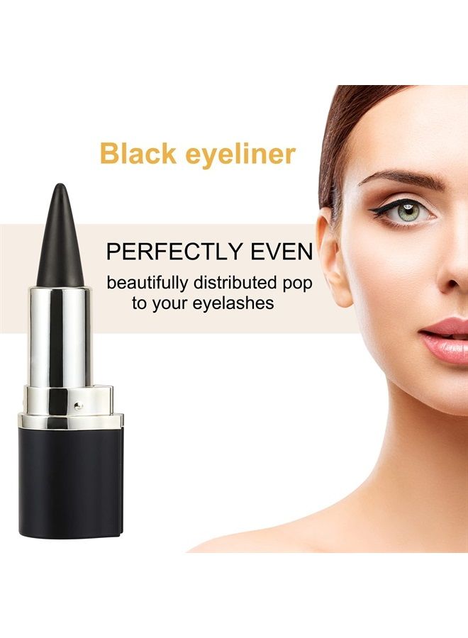 Eyeliner Pencil - Black Eyeliner Pen Gel - Quick Drying Formula Eye Liner - Waterproof Smudge-proof All Day Eyeliner Makeup - Long Lasting Create Statement Eye Look (Dark grey)