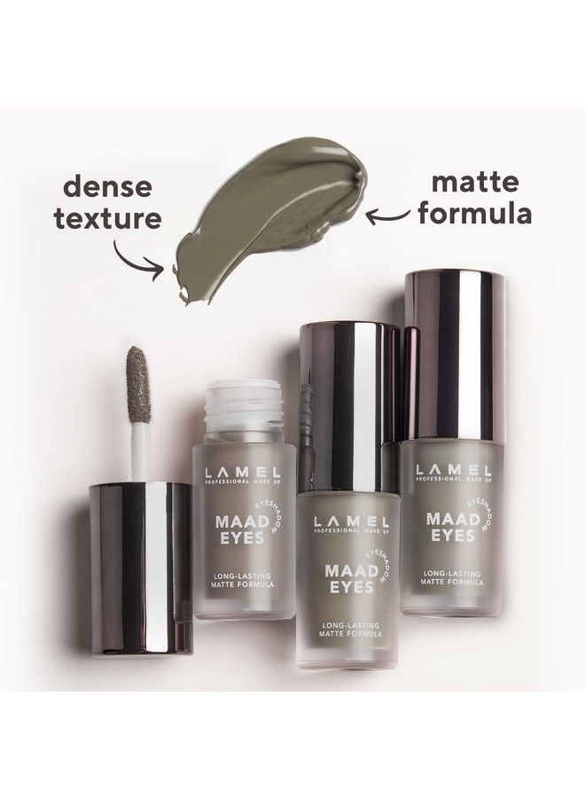 Maad Eyes Liquid Eyeshadow: Highpigmented & Longlasting Creamy & Smooth Formula Easytoapply Buildable & Blendable Color for a Bold and Vibrant Look №403 (Savage) 52ml (017oz)