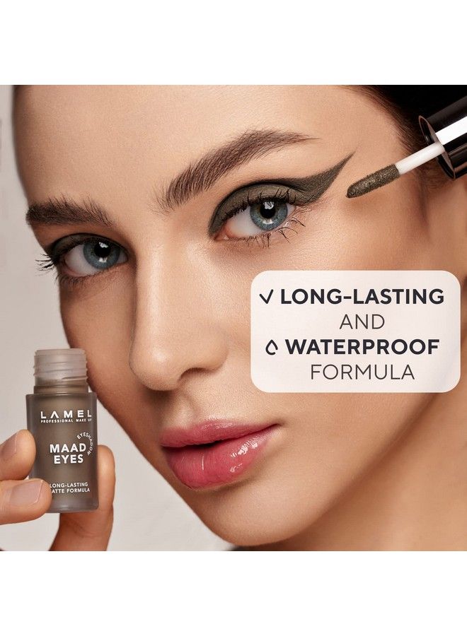 Maad Eyes Liquid Eyeshadow: Highpigmented & Longlasting Creamy & Smooth Formula Easytoapply Buildable & Blendable Color for a Bold and Vibrant Look №403 (Savage) 52ml (017oz)