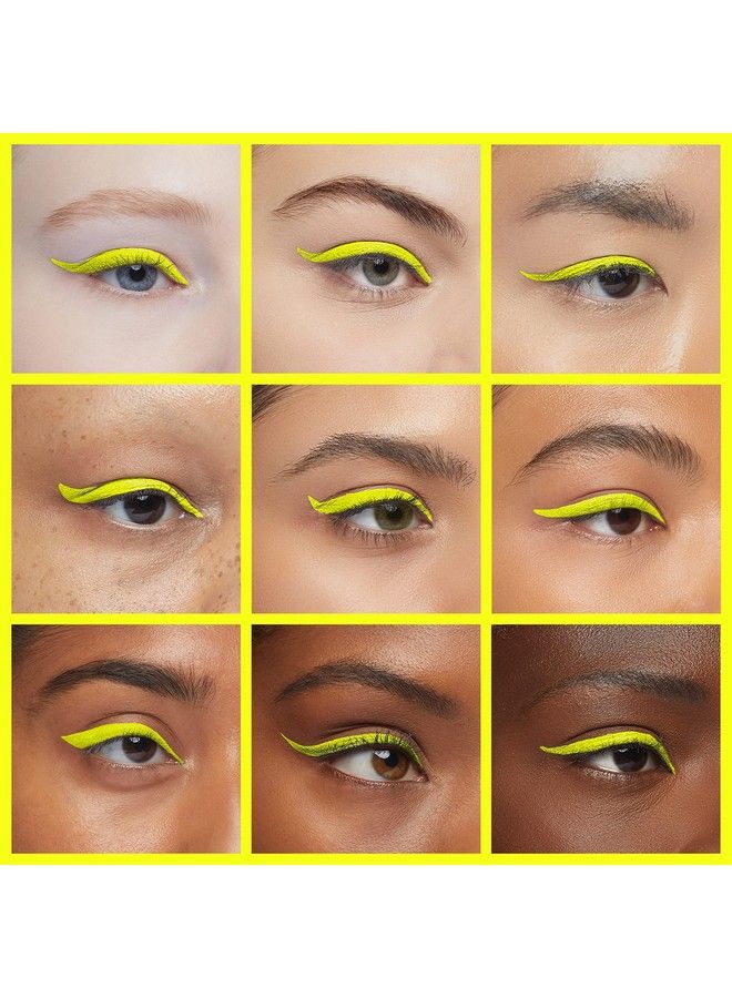 Cat Eye Makeup Waterproof Neon Colorful Liquid Eyeliner Pen Make Up Comestics Longlasting Black Eye Liner Pencil Makeup Tools (yellow)