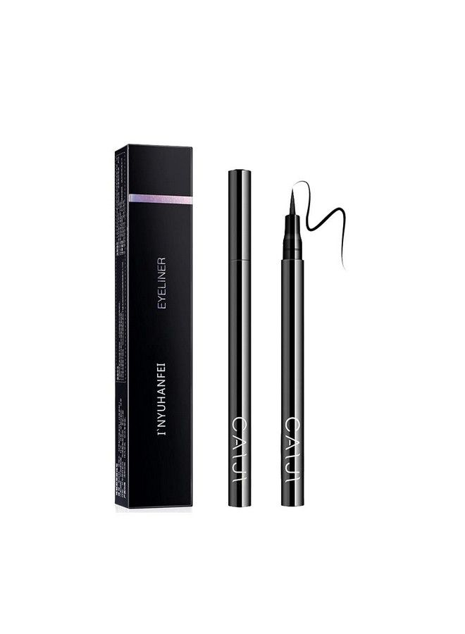 Long Lasting Eye Liner Pencil Sweatproof Waterproof Black Color Eyeliner Cosmetic Makeup Liquid Gift for Women (1 Pcs)