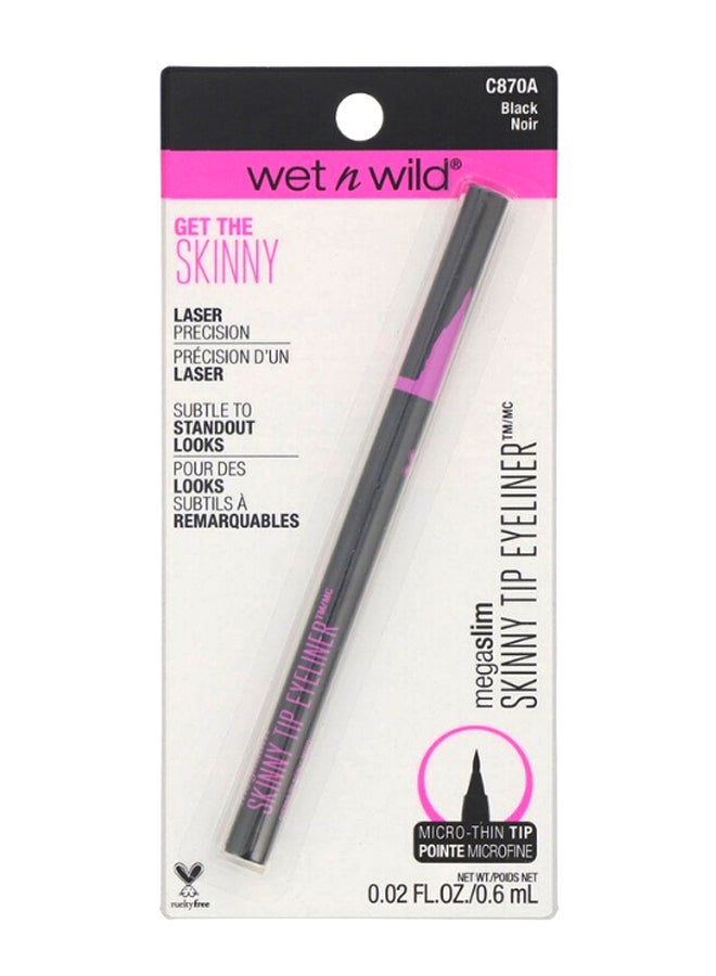 Mega Slim Skinny Liquid Eyeliner Black