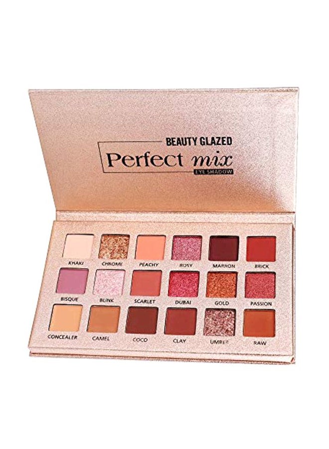 18-Shade Beauty Glazed Eyeshadow Palette multicolour