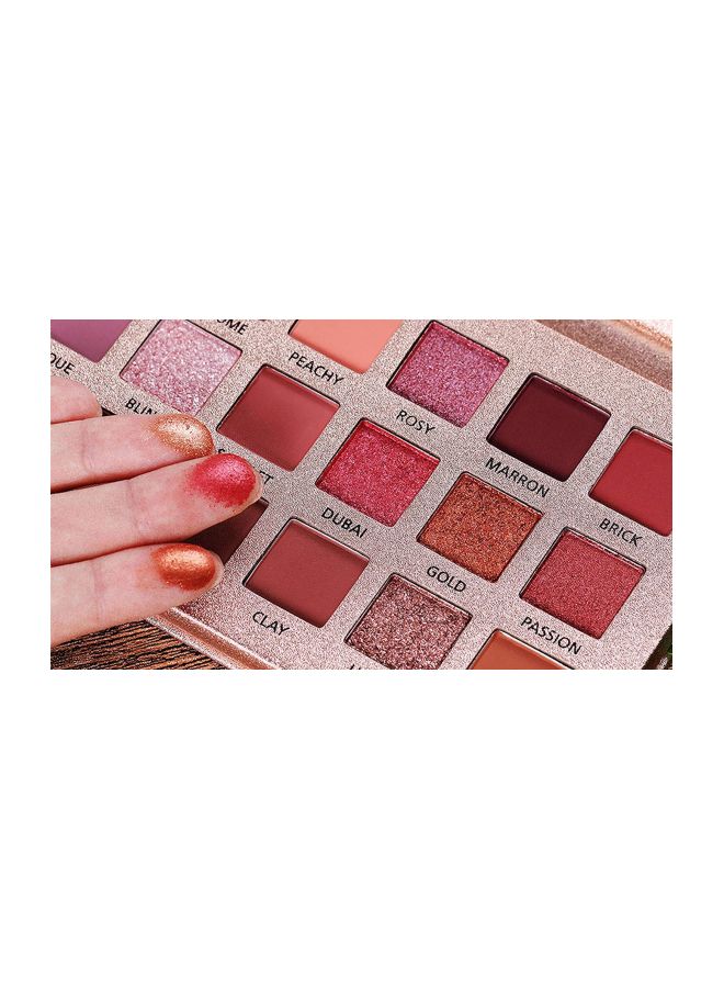 18-Shade Beauty Glazed Eyeshadow Palette multicolour