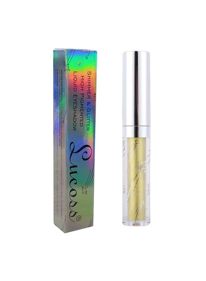 Shining Shimmer Glitter Liquid Eyeshadow Metallic Pigments Makeup Metals Gloss for Eyes Eyeliners Sparkling Eye Shadow Set Gift Shiny Pen Eyeliner Kit (A101)