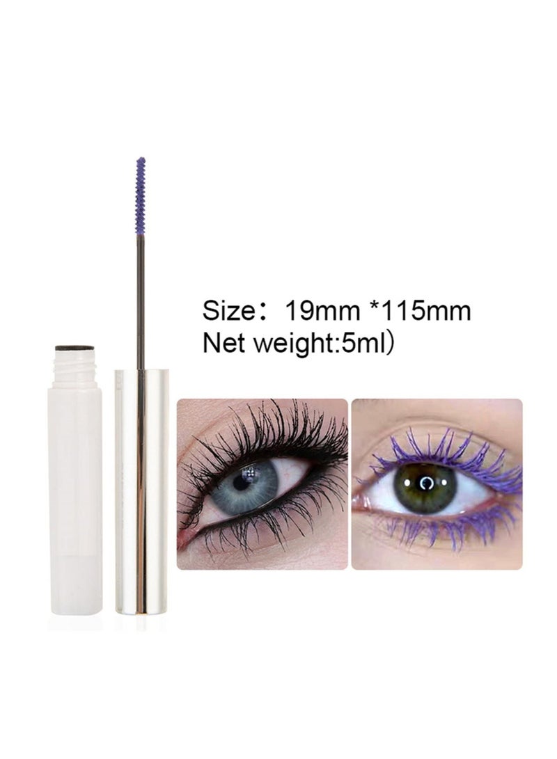 Colorful Waterproof Mascara for Eyelashes Set, Mascara for eyelashes Long lasting Fiber Lash Mascara for Women Eye Makeup