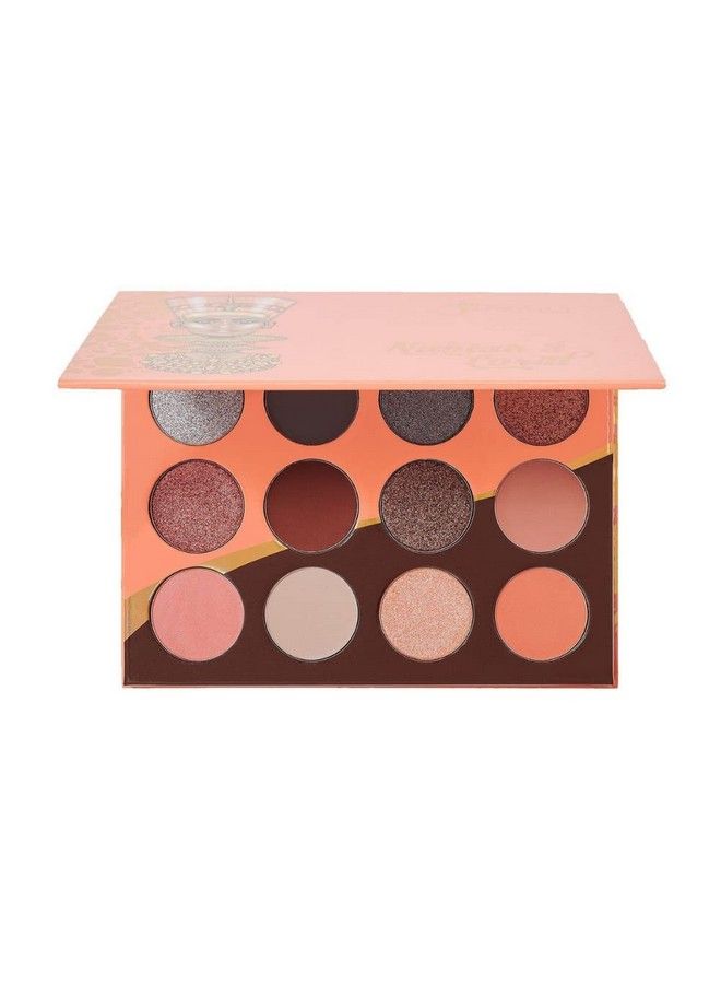 Corals Peachy Neutrals Eyeshadow Palette Professional Eye Makeup Pigmented Eyeshadow Palette Makeup Palette for Eye Color & Shine Pressed Eyeshadow Cosmetics Shades of 12