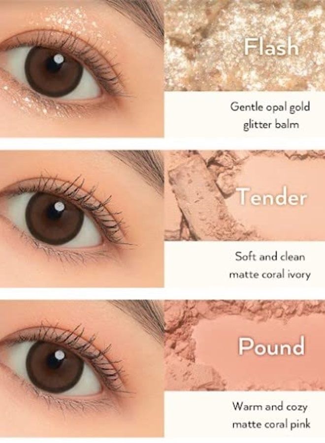 Glitterpedia Eye Palette NO.3 All of Coralpink