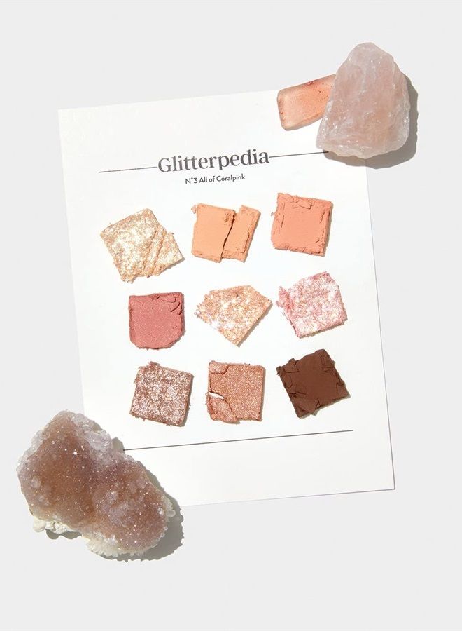 Glitterpedia Eye Palette NO.3 All of Coralpink
