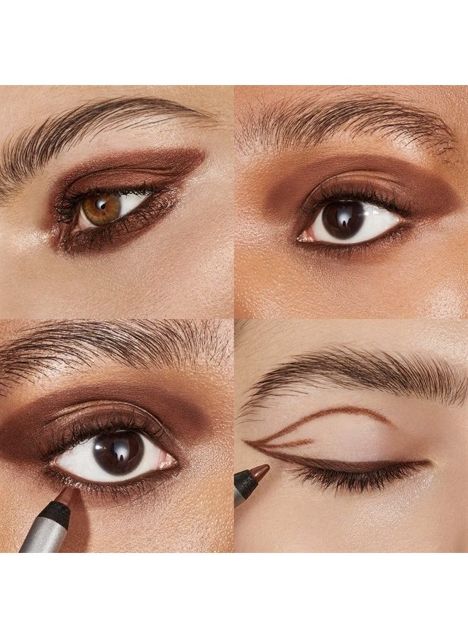 1440 Longwear Brown Eyeliner Pencils Waterproof Eyeliner Pencil, Eye Makeup Brown Eyebrow Pencil Long Lasting Smudge Proof (Brown Sugar)