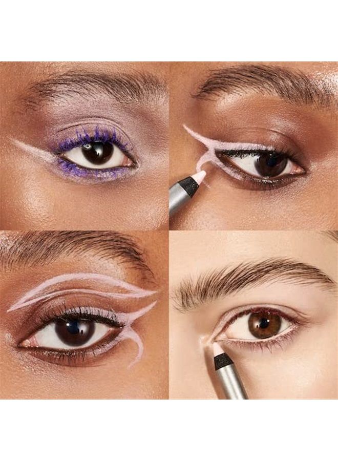 1440 Longwear Waterproof Eyeliner Pencil, Pink Pencil Eyeliner, Smudge Proof Eye Liner (Icing)