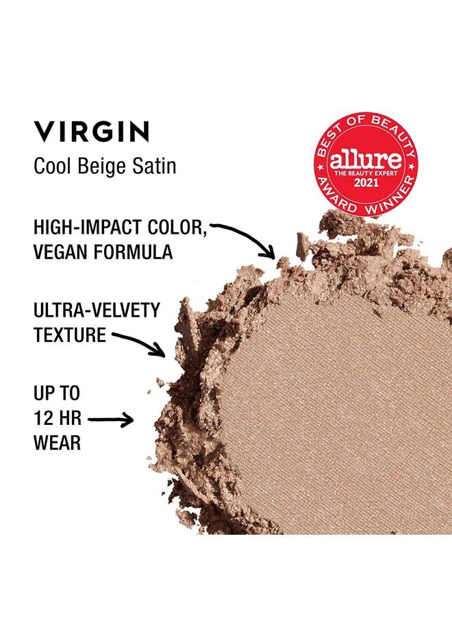 24/7 Eyeshadow Compact AwardWinning & LongLasting Eye Makeup Up to 12 Hour Wear UltraBlendable Pigmented Color Vegan Formula Virgin (Cool Beige Satin)