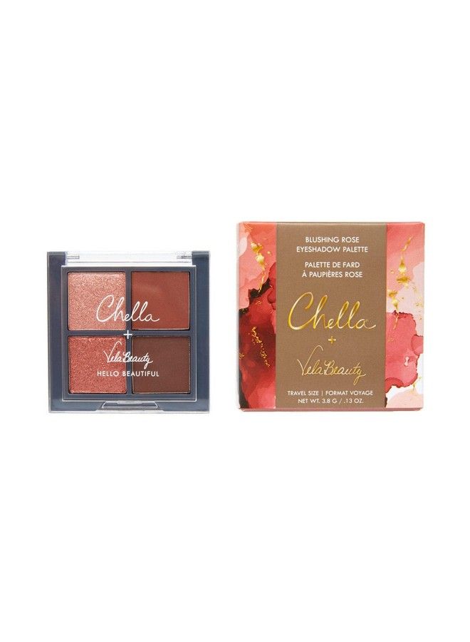 Blushing Rose Eyeshadow Palette Travel Size Mini Eyeshadow