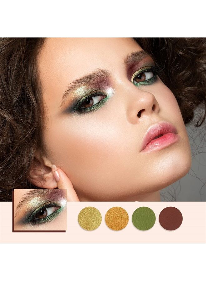 CATKIN Eyeshadow Palettes Sparkly Eyeshadow Matte and Glitter Makeup Matte Shimmer Highly Pigmented Makeup Palettes Eye shadow 9 Colors Neutral Cosmetic Eye Shadows