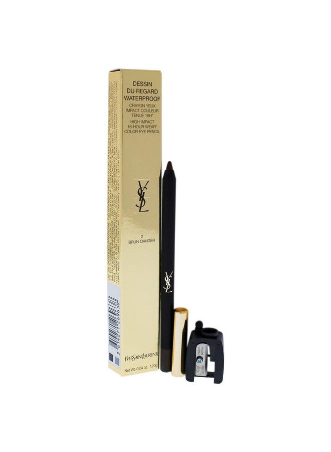 Dessin Du Regard Waterproof Eye Pencil No 2 Brun Danger 004 Ounce2 Brown