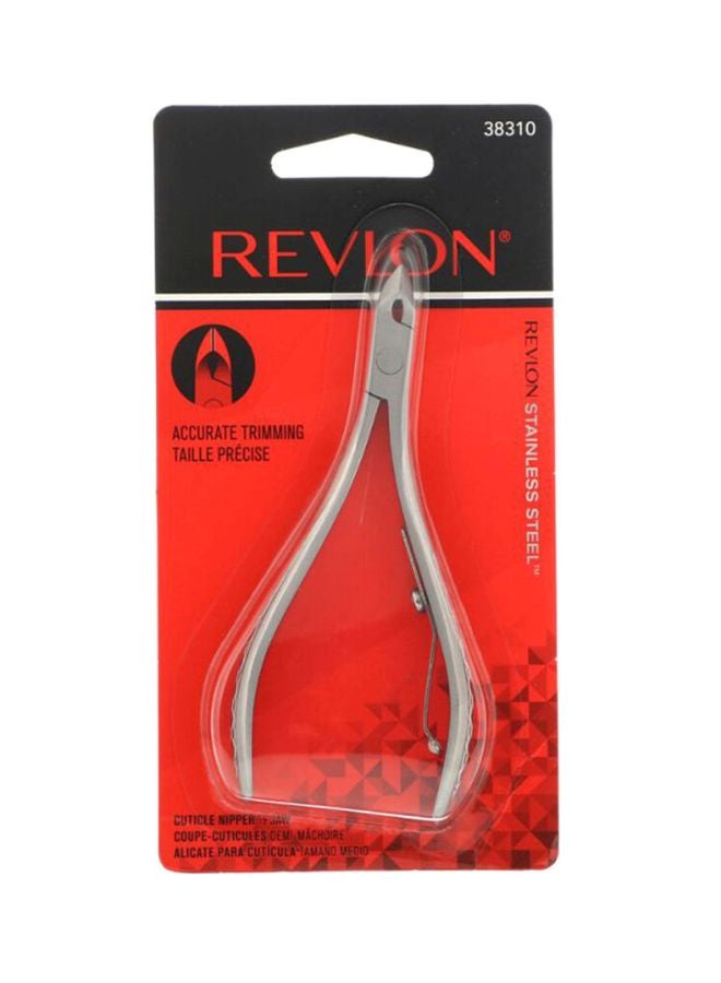 Half Jaw Cuticle Nipper Silver
