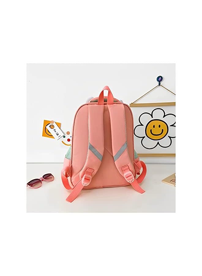 Adorable Cartoon Bunny And Bear Backpack For Kids 4-8 Years Old