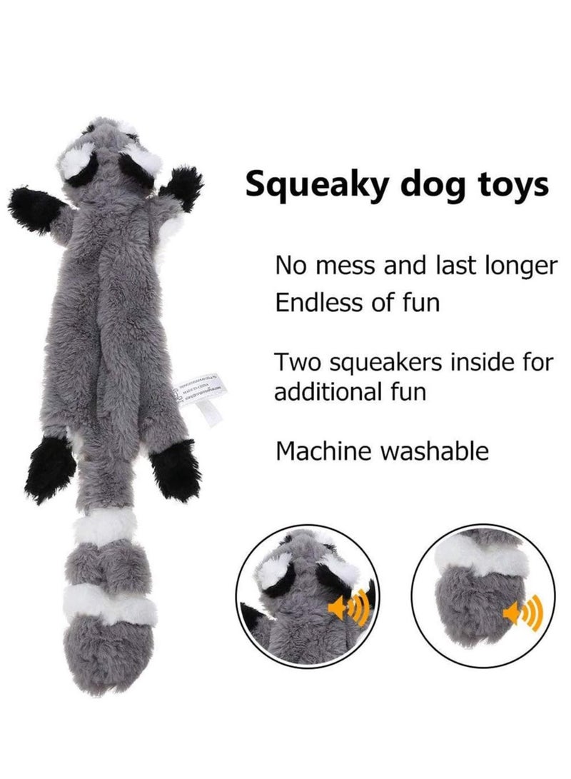 Dog Squeaky Toys No Stuffing Corduroy Fluff to Chew or Swallow Suitable for Small and Medium Playing Gift