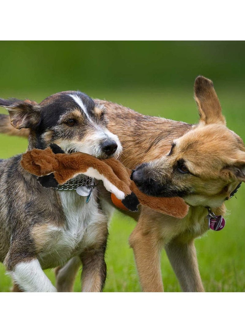 Dog Squeaky Toys No Stuffing Corduroy Fluff to Chew or Swallow Suitable for Small and Medium Playing Gift